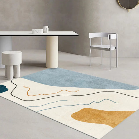Navak Carpet Nordic Light Luxus-Teppich – Großer Wohnzimmerteppich | Für unter Sofa und Couchtisch, Schlafzimmer- und Lounge-Dekor