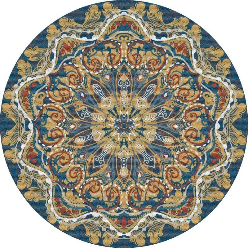 Navak Carpet Ethnic Retro Persian Bohemian Carpet Washroom Floor Mat Living Room Carpet Rug for Bed Room Living Room Decoration