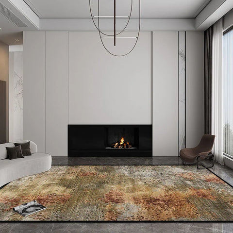 Navak Teppich, modern, abstrakt, für Wohnzimmer, nordische Dekoration, Zuhause, leicht zu reinigen, für Badezimmer, Eingangsbereich, waschbar, 200 x 250 cm, Teppich, Garderobe, große Matten