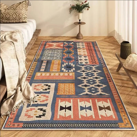 Navak Carpet Exclusive Picks Nordischer Bohemian-Teppich, hochwertige Nachttischdecke fürs Schlafzimmer, leichte, luxuriöse Anti-Rutsch-Matte fürs Wohnzimmer, Heimdekoration