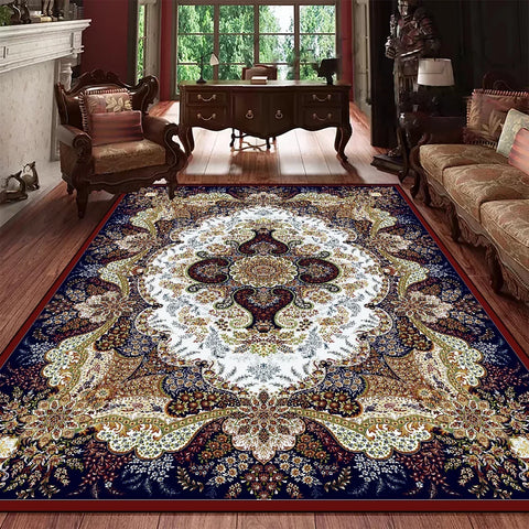 Navak-Teppich, klassischer Luxus-Teppich im persischen Stil, eleganter, waschbarer Teppich für Wohnzimmer, Schlafzimmer, anspruchsvolle Heimdekoration, Bodenmatte, Küchenmatte