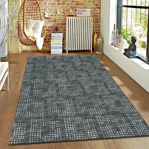 Navak Teppich, braun, geometrischer Wohnzimmerteppich, nordischer minimalistischer Kunstteppich für Hotel, Privatunterkunft, Retro-Dekor im amerikanischen Stil, rutschfeste Bodenmatte