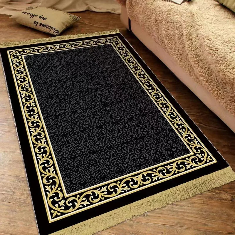 Navak Teppich Islam Dicker Gebetsteppich Männergebetmatte für Muslim Ramadan Verdickte weiche Männergebetmatte Tragbare Gebetsteppiche Kindergebetteppich