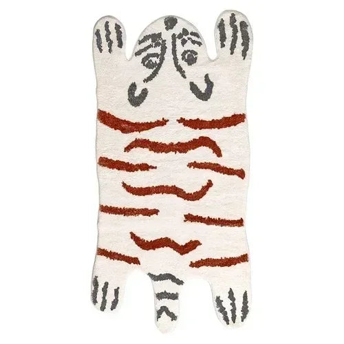 Navak Teppich Teppich für Wohnzimmer Tiger Leopard Print Plüsch Schlafzimmer Nacht Matten Hause Dekoration Cartoon Flauschigen Teppiche Ковер Tapis Tapete 러그
