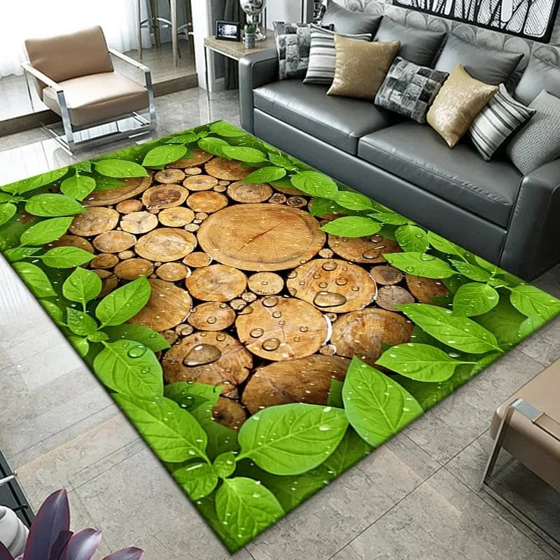 Navak Carpet3D Strand Meer Wellen Muster Teppich Tür Bodenmatte Fisch Fußmatte Rutschfeste Bodenmatte Wohnzimmer Teppich Home Zimmer Schlafzimmer Dekoration