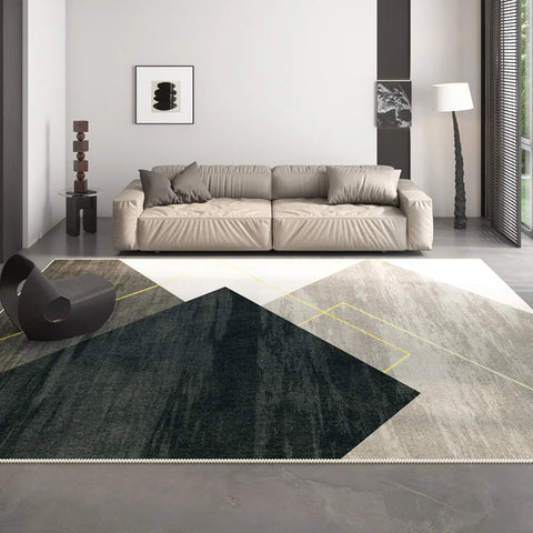 Navak Teppich, nordischer Stil, Teppiche für Wohnzimmer, waschbar, Schlafzimmer-Dekor, geometrisches Muster, luxuriöser Lounge-Teppich, große Bodenmatte für Zuhause