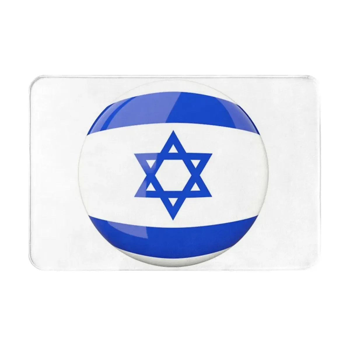 Navak Teppich Israel Flagge Anti-Rutsch-Fußmatte Bodenmatte Sandkratzteppich Teppich für Küche Eingang Zuhause Badezimmer Wohnzimmer Footpad Matten