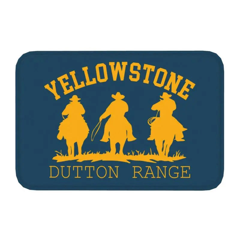 Navak Carpet Yellowstone Fußmatte für die Vordertür, rutschfest, für den Innenbereich, schnelltrocknend, Dutton Ranch, Fußmatte, für Küche, Balkon, Eingangsbereich, Teppich