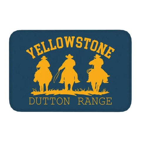 Navak Carpet Yellowstone Fußmatte für die Vordertür, rutschfest, für den Innenbereich, schnelltrocknend, Dutton Ranch, Fußmatte, für Küche, Balkon, Eingangsbereich, Teppich