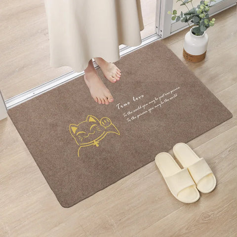 Navak Teppich, solide, Willkommens-Fußmatten für den Eingangsbereich, Teppiche für Zuhause, Bad, Wohnzimmer, Boden, Treppe, Küche, Flur, rutschfester Teppich