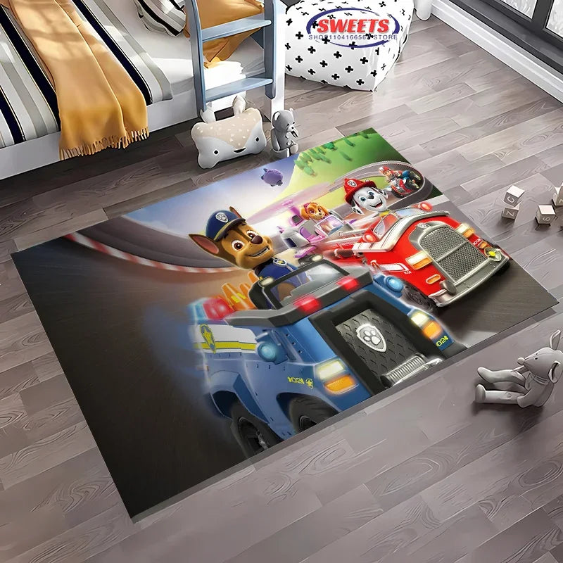 Navak Carpet 3D Neuankömmling Niedlicher Hunde-Cartoon-Teppich, Teppich für Wohnzimmer, Kinderzimmer, Schlafzimmer, Sofa, Küche, Fußmatte, Dekor, rutschfeste Bodenmatte für Kinder