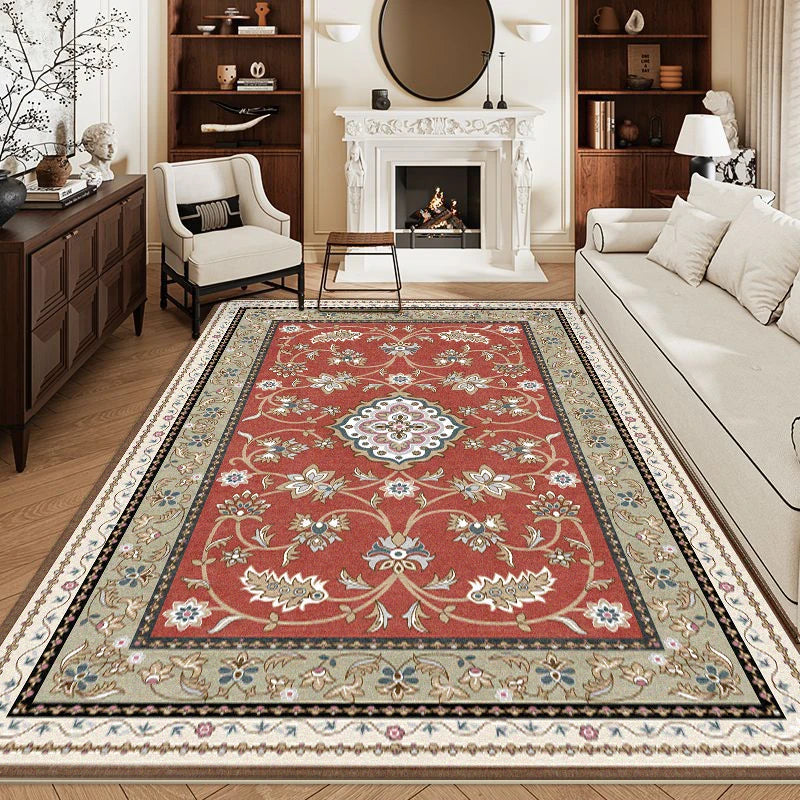 Navak Carpet Bohemian Style Rugs for Bedroom Large Carpet Living Room Decoration Retro Carpet Fluffy Soft Lounge Floor Mat Thickend Plush Rug