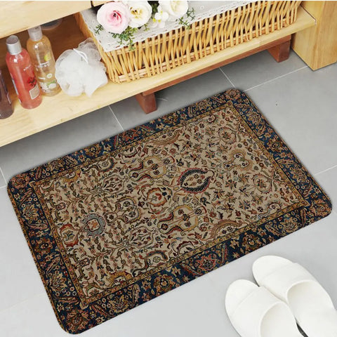 Navak Teppich Boho Perserteppich Muster Küchenmatte rutschfeste Waschküchenmatte Wäschedekor Balkon Kind Wohnzimmer Moderne Wohnkultur
