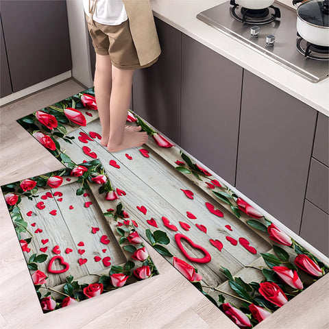 Navak Teppich Küchenmatte Teppich für Boden Hauseingang Fußmatte Schlafzimmer Wohnzimmer Dekor Nachttisch Teppich Flur Balkon Badezimmer Anti-Rutsch-Matte
