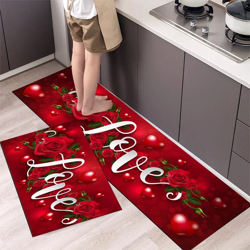 Navak Teppich Küchenmatte Teppich für Boden Hauseingang Fußmatte Schlafzimmer Wohnzimmer Dekor Nachttisch Teppich Flur Balkon Badezimmer Anti-Rutsch-Matte