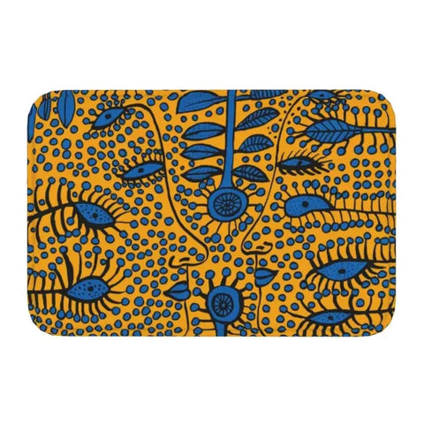 Navak Carpet Custom Yayoi Kusama Abstrakte Malerei Fußmatte Rutschfeste Eingangsbereich Badezimmer Küche Tür Bodenmatte Garage Teppich Fußpolster
