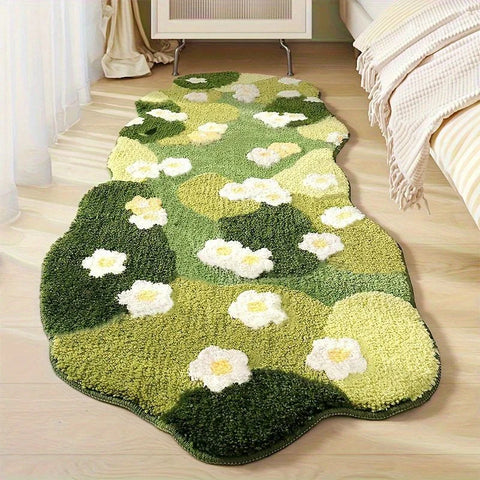 Navak Teppich, nordischer Stil, Schlafzimmer-Dekor, Teppich, Zuhause, flauschiger, weicher Teppich, unregelmäßige Formen, Teppiche für Wohnzimmer, dicke Plüsch-Bodenmatte am Bett