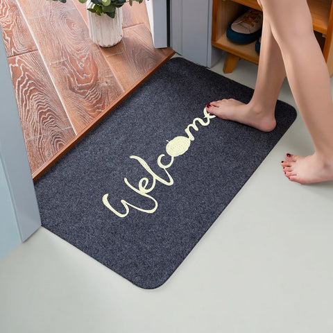 Navak Teppich Eingangsmatte Eingangsmatte Eingangsmatte Toilette Wasserabsorbierende Matte Badezimmer Rutschfest Haushalt Schlafzimmertür Schmutz Stick