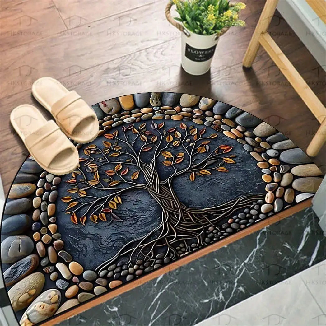 Navak Carpet Exclusive Picks 1PC Retro Pattern Welcome Door Mat Indoor And Outdoor Carpet Home Decoration Bedroom And Kitchen Anti-Slip Floor Mat