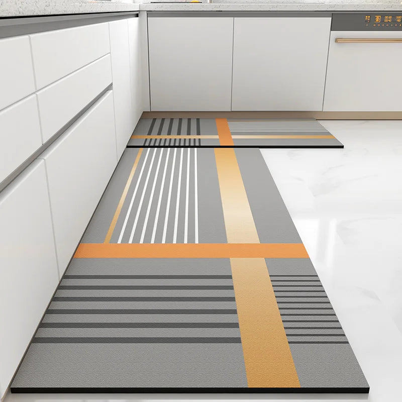 Navak Teppich, Küchenbodenmatte, PVC-Leder, wasserdichter Teppich, Heimdekoration, rutschfeste Fußmatten, Bereich, langer Teppich, Alfombra De Cocina, Alfombra, PVC