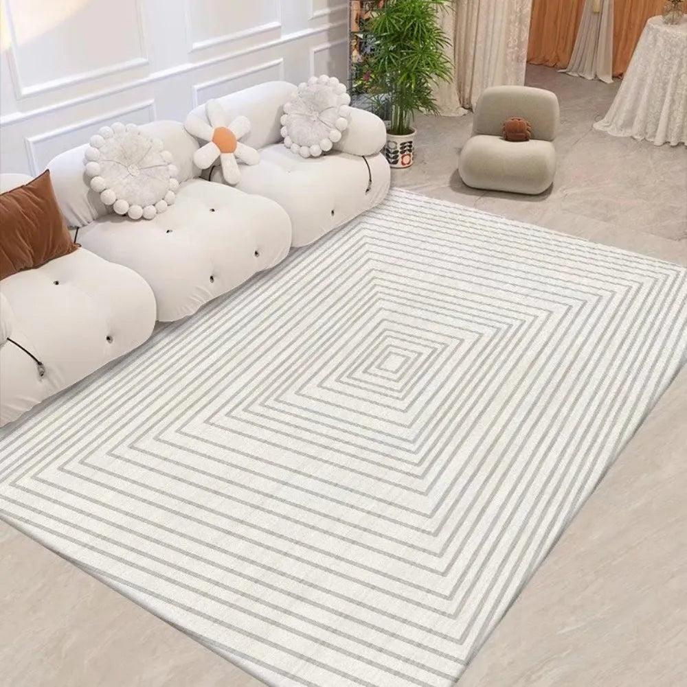 Navak Carpet Exklusive Auswahl Skandinavischer Stil Geometrischer Teppich Wohnzimmer Arbeitszimmer Tragbares Design Modernes Heimstudio Ins Style Space