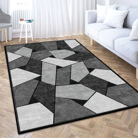 Navak Carpet Modern Geometric CARPET FOR LIVING ROOM Light Luxury Decoration Bedroom Easy Clean Rug 200x300 Large Area Lounge Antiskid Mats