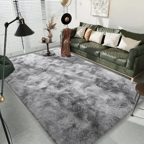 Navak Carpet Exclusive Picks Luxuriöser schwarzer Plüschteppich mit großer Fläche für Wohnzimmer, Schlafzimmer, flauschiger Teppich, zotteliger weicher Nachtvorleger, kleine Badezimmer-Bodenmatte