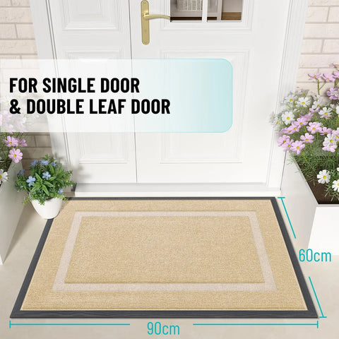 Navak Carpet Kitinjoy Fußmatte für die Eingangstür, für den Innenbereich, Küche, rutschfeste Fußmatte für den Eingangsbereich, hochwertiger Teppich mit niedrigem Profil, Willkommensmatte für die Vordertür