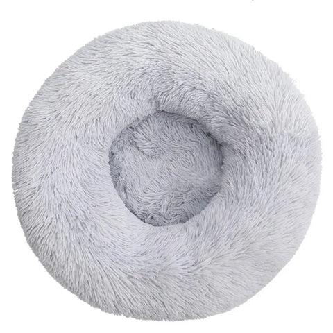 Navak Carpet 40–90 cm, rundes Haustierbett für große Hunde, superweiches Katzenbett, langes Plüsch-Hundehaus für mittelgroße Hunde, warmes Winterschlafbett