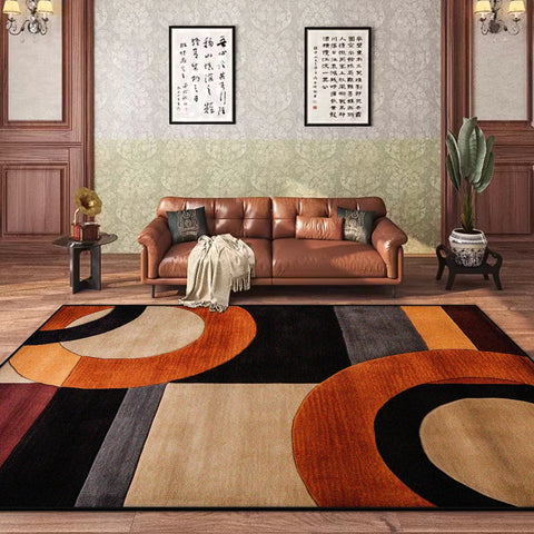 Navak Teppich, Dekoration im klassischen Stil, für Zuhause, Retro-Teppiche, Wohnzimmer, weiche, rutschfeste Matte für Kinder, maschinenwaschbar, große Zimmerteppiche, faltbar
