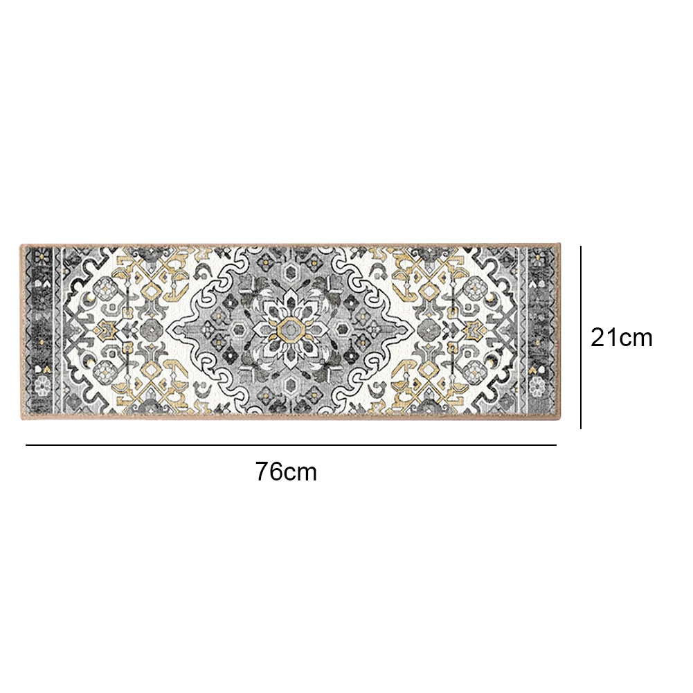 Navak Carpet 15-teiliges Teppich-Treppenstufen-Set, wiederverwendbar, rutschfest, für Treppen, Teppiche im Bohemian-Stil, rutschfeste Treppenstufen für den Innenbereich, für Holzstufen