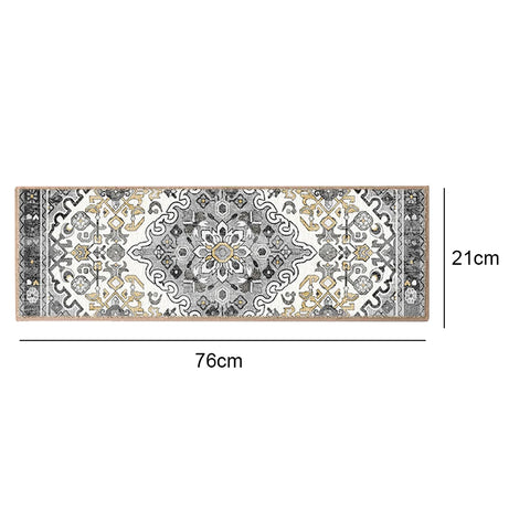 Navak Carpet 15-teiliges Teppich-Treppenstufen-Set, wiederverwendbar, rutschfest, für Treppen, Teppiche im Bohemian-Stil, rutschfeste Treppenstufen für den Innenbereich, für Holzstufen