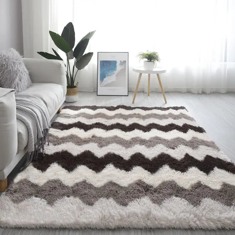 Navak Teppich, weicher, zotteliger Teppich, Wohnzimmer, flauschige Kinderteppiche, großer, beigefarbener Plüschteppich für Schlafzimmer, Kinderzimmer, moderne Wohnkultur