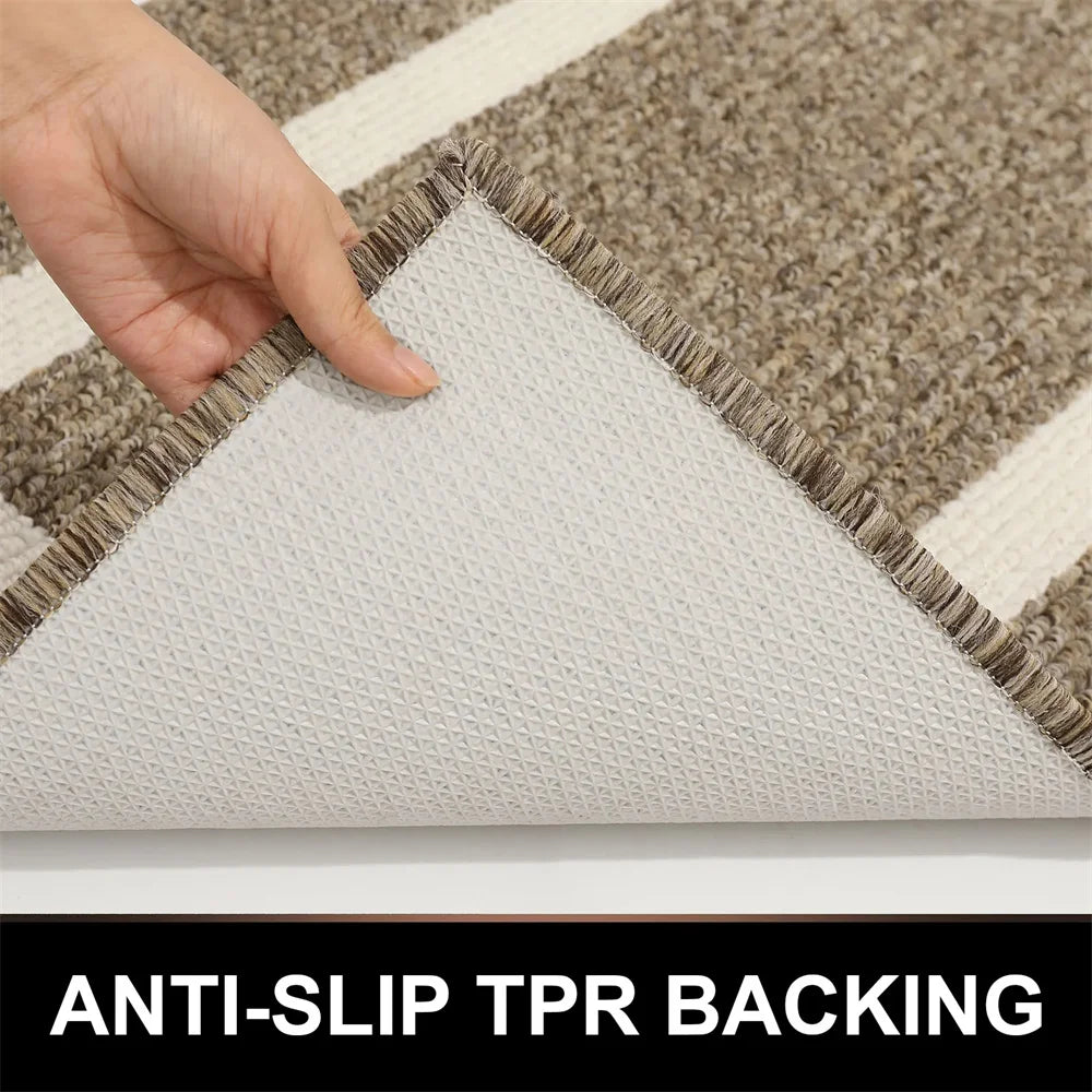 Navak Carpet Olanly Fußmatte, schmutzabweisend, für den Eingang, Fußmatte für den Außenbereich, weicher Küchenteppich, rutschfester Bodenteppich, saugfähig, Haus, Willkommens-Fußmatte