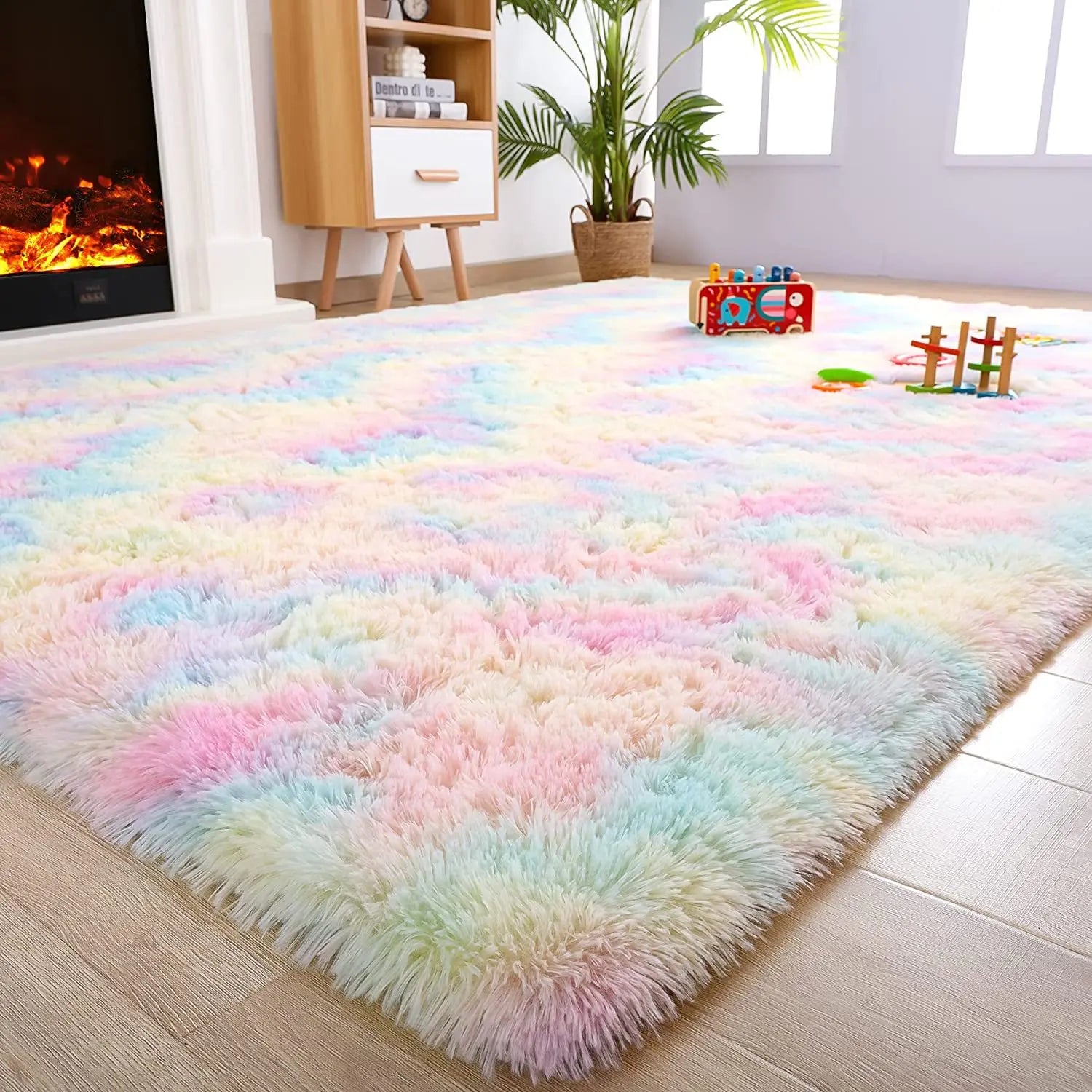 Navak Teppich, weicher, flauschiger Teppich für moderne Wohnkultur, Wohnzimmer, Sofa, Teppiche, Kinderzimmer, Schlafzimmer, Kissen, Batik, Schlafsaal-Teppiche