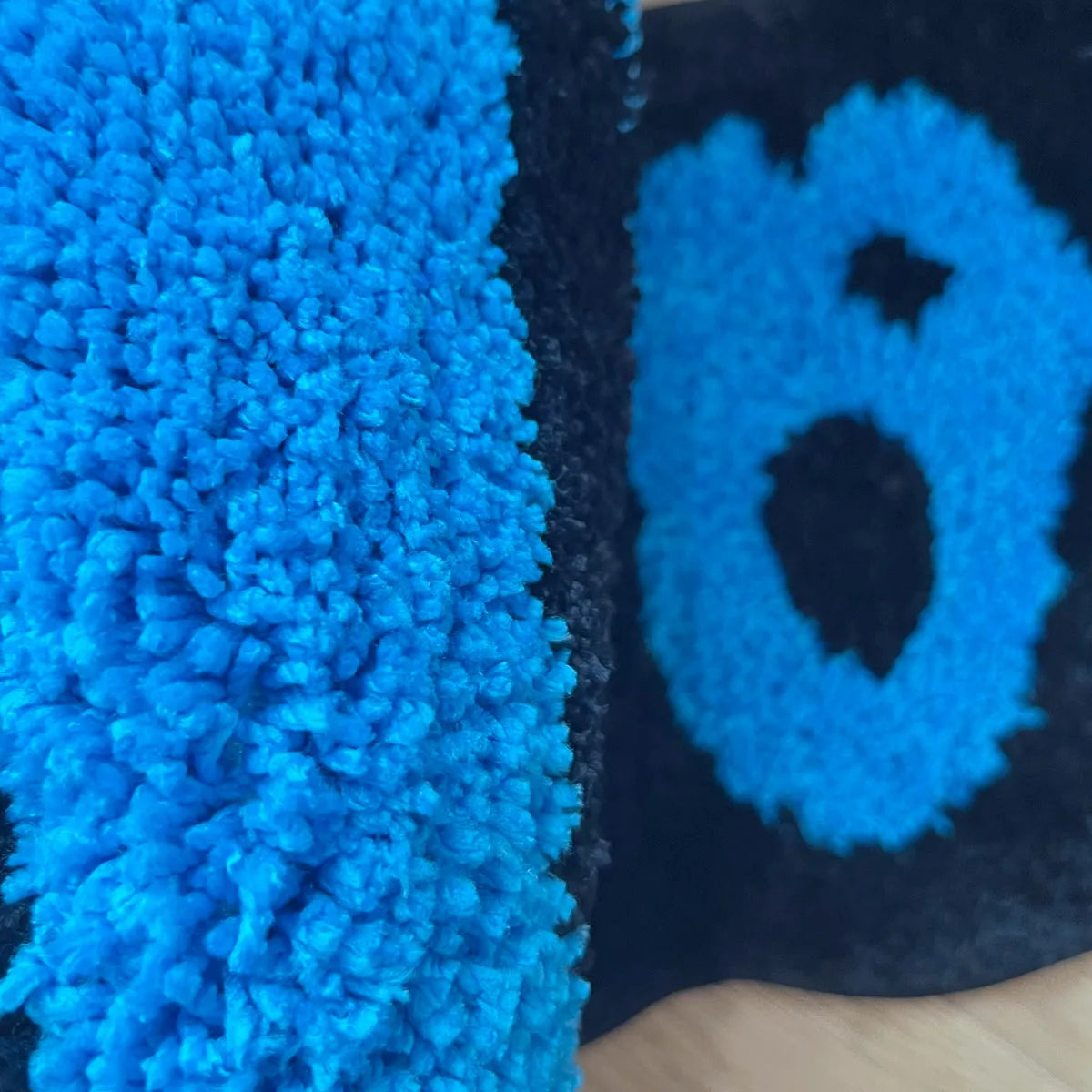 Navak Teppich, handgefertigt, Kekse, Teppich für Kinderzimmer, getufteter Teppich, Matte, weicher Plüsch, Kindergeschenk, Raumdekoration