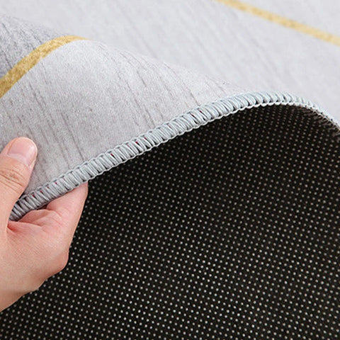 Navak CarpetLuxury Golden Corridor Carpet Hotel Flur Läufer Dekoration Teppiche Wohnzimmer Gang rutschfeste waschbare Bodenmatte Anpassbar