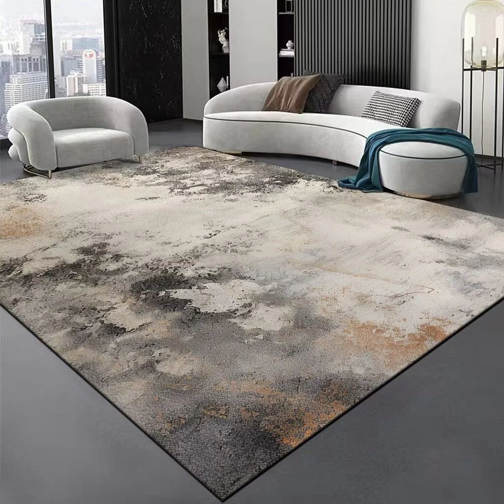 Navak Teppich, luxuriöser abstrakter Teppich für Wohnzimmer, Couchtische, Sofabereich, rutschfest, schmutzabweisend, Teppiche, Dekoration, Schlafzimmer, Bodenmatte