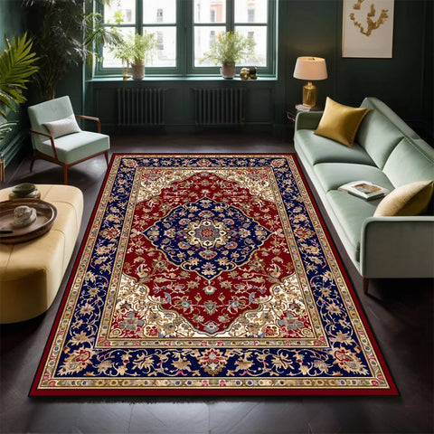 Navak Carpet Classical Persian Carpet in The Living Room Decoration Bedroom Soft Mat Bedside Non-slip Easy Clean Lounge Rug Entrance Door Mat