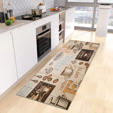 Navak Teppich Küche Bodenmatte Flur Eingang Fußmatte Home Wohnzimmer Kinder Schlafzimmer Dekoration Langer Teppich Badezimmertür Anti-Rutsch Fußteppich