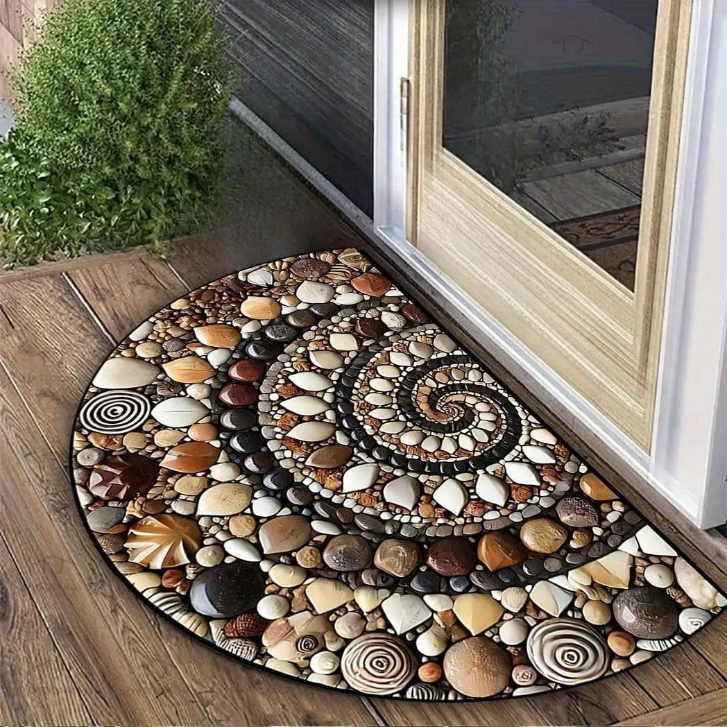 Navak Carpet Exclusive Picks 1PC Retro Pattern Welcome Door Mat Indoor And Outdoor Carpet Home Decoration Bedroom And Kitchen Anti-Slip Floor Mat