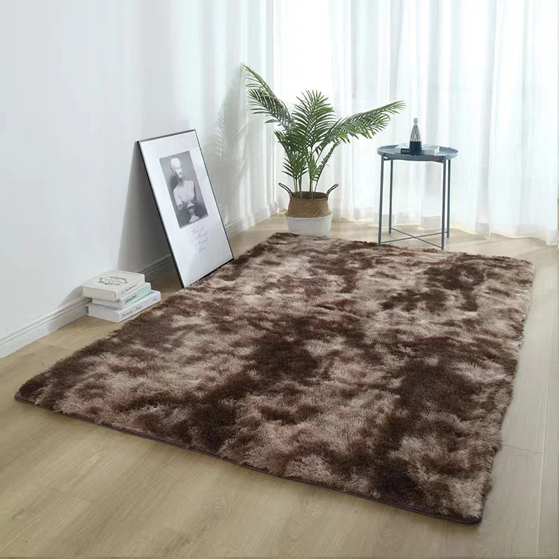 Navak Carpet Exclusive Picks 40 x 60 cm Seidenwollteppich, verdickt, für Nachttisch, Wohnzimmer, Kinderzimmer, weicher Heimdekor-Teppich, waschbar, schmutzabweisende Matte