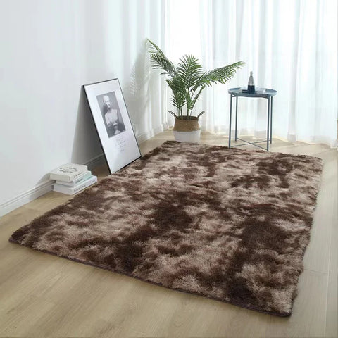 Navak Carpet Exclusive Picks 40 x 60 cm Seidenwollteppich, verdickt, für Nachttisch, Wohnzimmer, Kinderzimmer, weicher Heimdekor-Teppich, waschbar, schmutzabweisende Matte