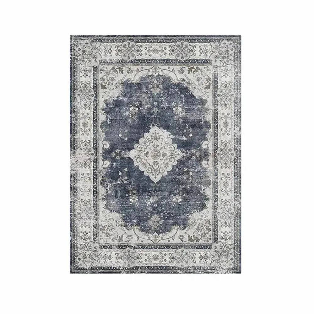 Navak Carpet MBG23Exclusive Picks Bohemian Faux Wool Rug - Ultradünner, schmutzabweisender, rutschfester Teppich für Arbeitszimmer und Wohnzimmer, weiche Bodenmatte4Fb&amp;