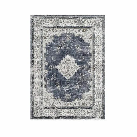 Navak Carpet MBG23Exclusive Picks Bohemian Faux Wool Rug - Ultradünner, schmutzabweisender, rutschfester Teppich für Arbeitszimmer und Wohnzimmer, weiche Bodenmatte4Fb&amp;