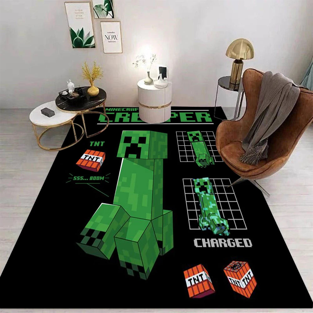 Navak Carpet Daily Picks Anime-Teppich, Cartoon-Teppich, für Wohnzimmer, Schlafzimmer, Küche, Sofa, Tisch, Balkon, rutschfeste, waschbare Matte, exquisite Heimornamente