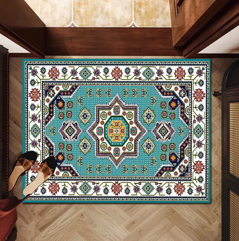 Navak Teppich im persischen Stil, Bodenmatte, Kinderzimmer, Schlafzimmer, Dekoration, Balkon, rutschfeste Fußmatte, Wohnzimmer, Willkommensteppich