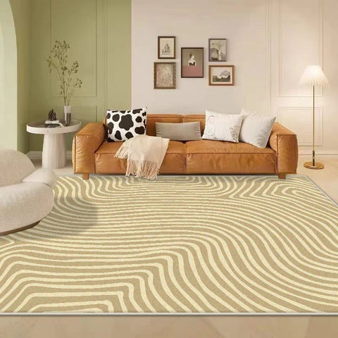 Navak Teppich Modern Ins Große Wohnzimmerteppiche Einfacher Stil Rutschfester Raumdekor Schlafzimmerteppich Weiches waschbares Sofa-Tischset Einfache Reinigung