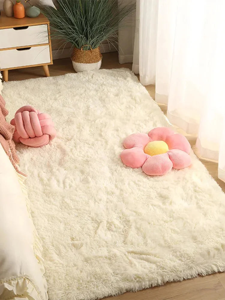 Navak Teppich Rosa Schlafzimmer Teppich Für Kinderzimmer Niedliche Mädchen Boden Weiche Matte Wohnzimmer Dekoration Weiß Flauschige Große Kinder Nachttisch Teppiche
