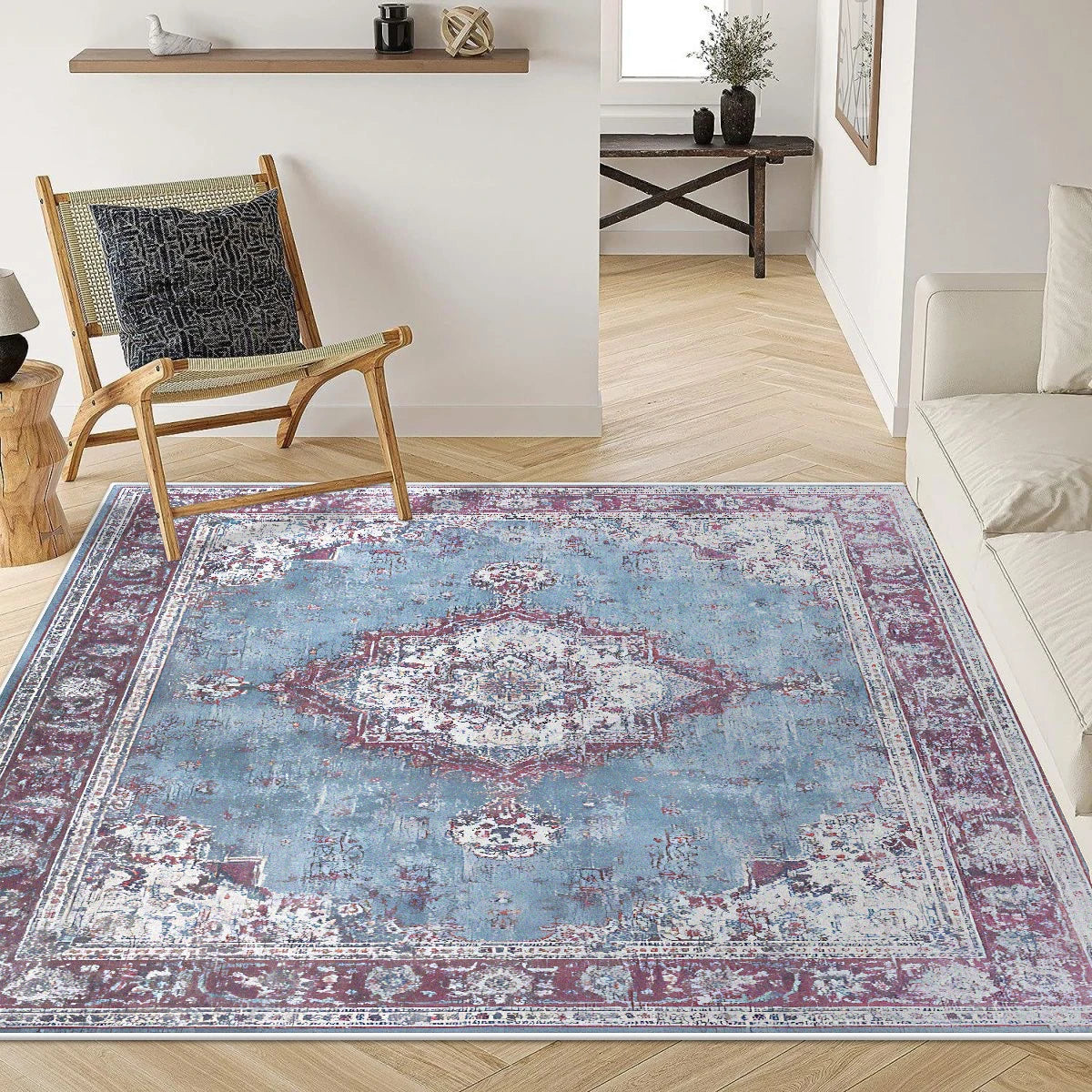 Navak-Teppich, Retro-Teppich im persischen Stil für das Wohnzimmer, 200 x 300, luxuriöser großer Teppich für die Schlafzimmerdekoration, leicht zu reinigende, rutschfeste Loungematte